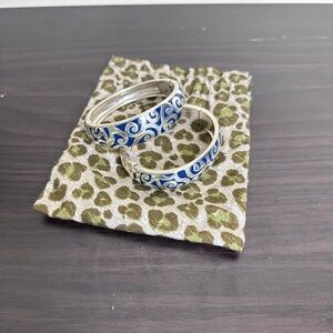 Brighton Blue and Silver Bracelet Elegant Jewelry